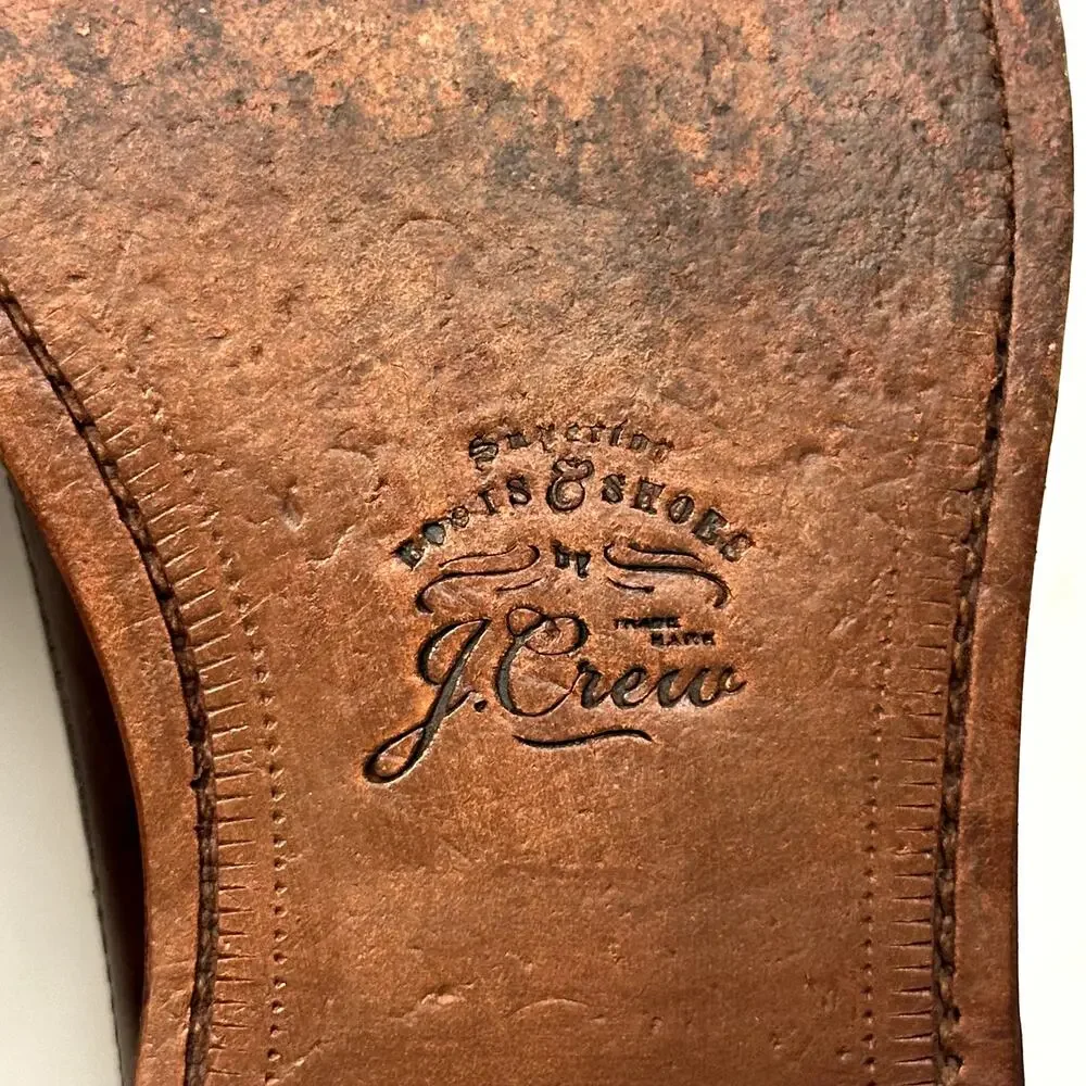 VGUC Grant Stone x J. Crew Ludlow Longwing Wingtip Derby Bench Made 10 D